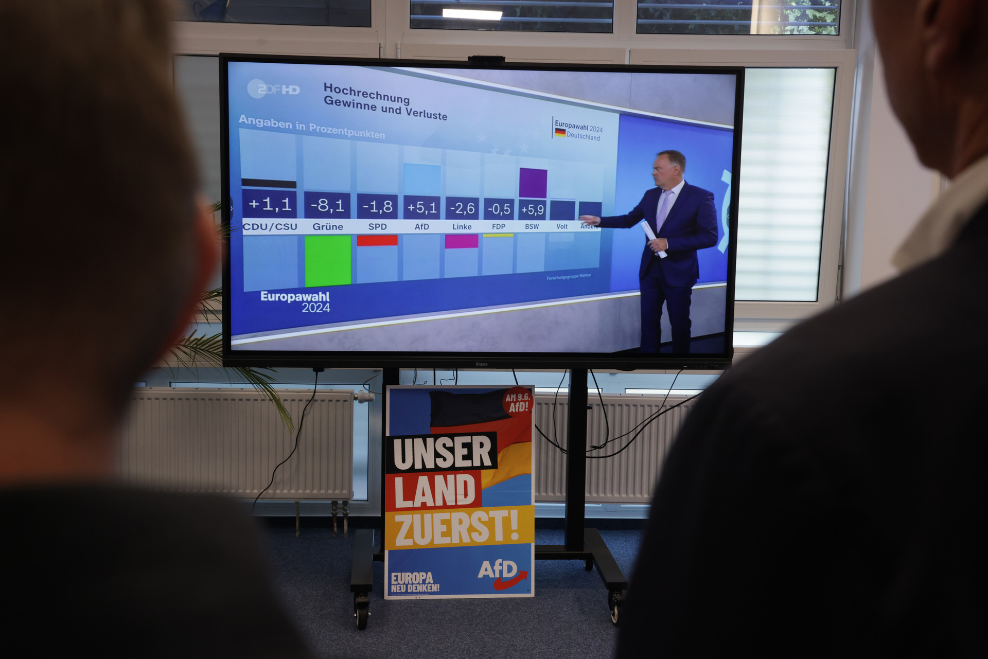 Primeiros resultados: partido de Von der Leyen vence as eleições para o Parlamento Europeu