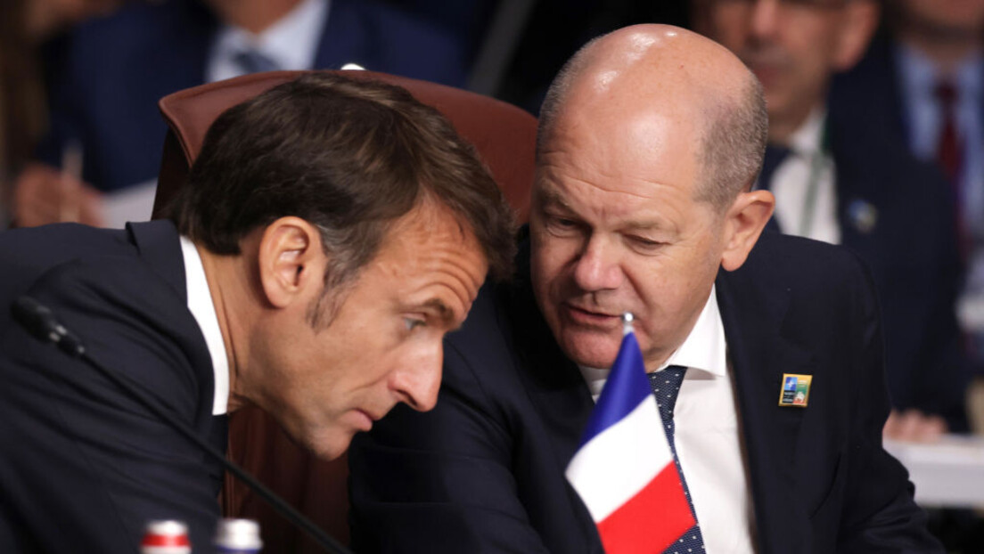 Scholz afirma consolar Macron "todos os dias"