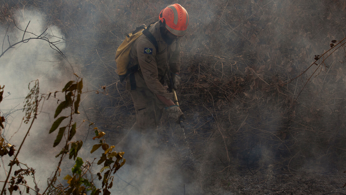 Brasil extingue mais da metade dos incêndios no Pantanal
