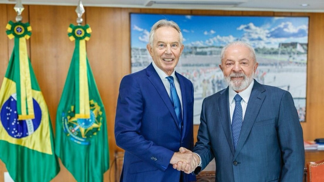 Lula recebe ex-primeiro-ministro britânico Tony Blair em Brasília