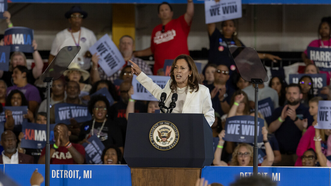 "Eu estou falando agora": Harris confronta manifestantes pró-Palestina em um comício