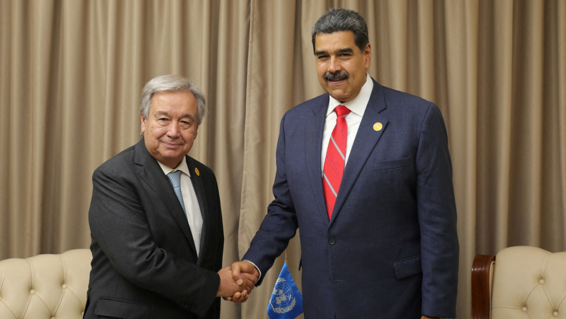 Maduro conversa com chefe da ONU sobre a Venezuela