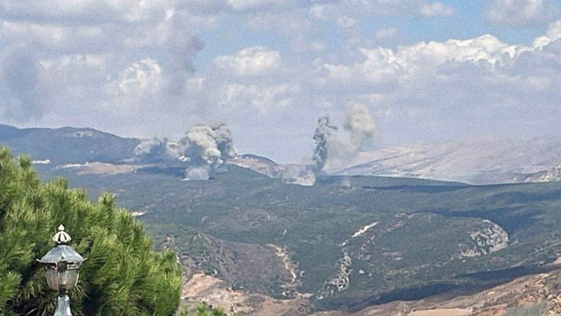 Israel volta a bombardear o Líbano