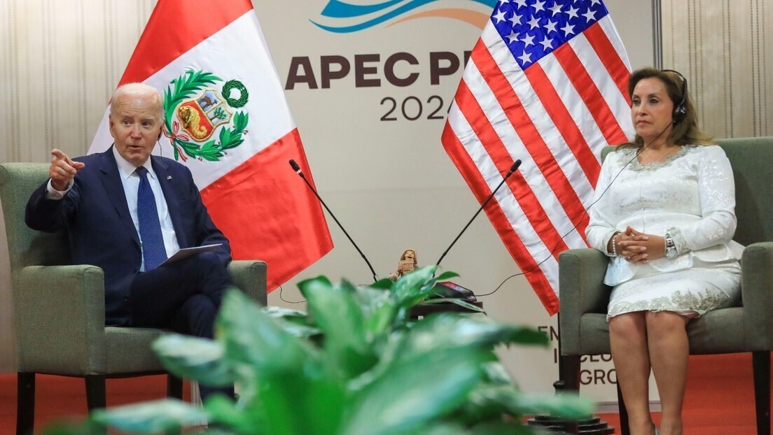 "Relação estratégica": Biden e Boluarte se reúnem no Peru