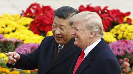 Trump afirma que já se comunicou com Xi Jinping após a reeleição