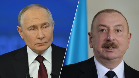 Putin pede desculpas a presidente do Azerbaijão por tragédia ter ocorrido em espaço aéreo russo