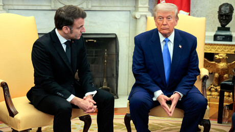 Conflito ucraniano pode acabar 'em semanas' se formos espertos, diz Trump ao lado de Macron