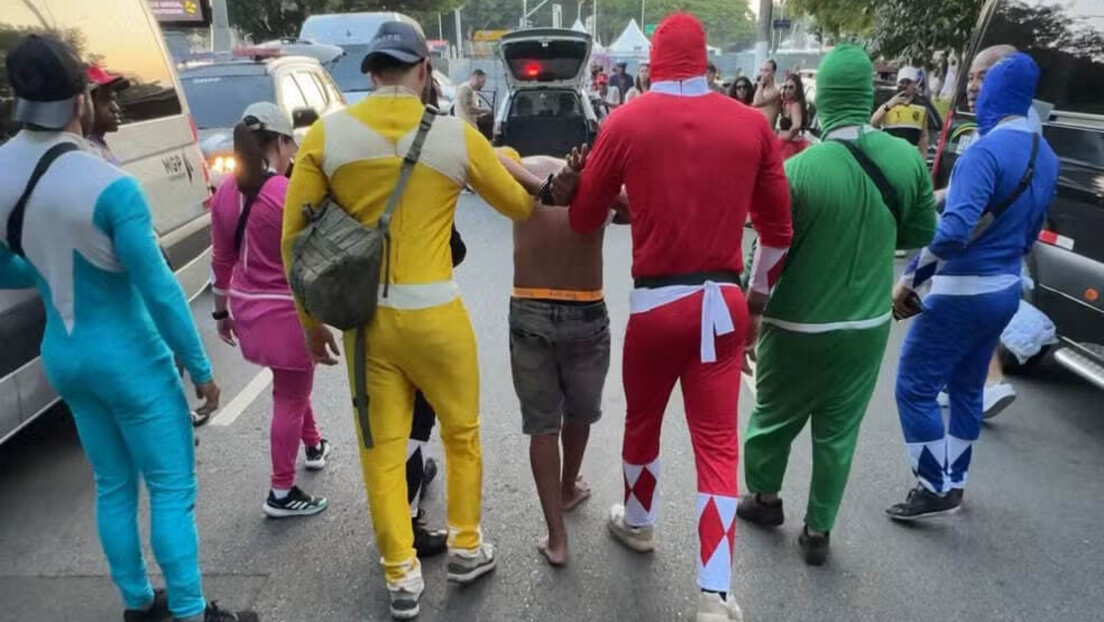 'Power Rangers' prendem suspeito de roubos em São Paulo