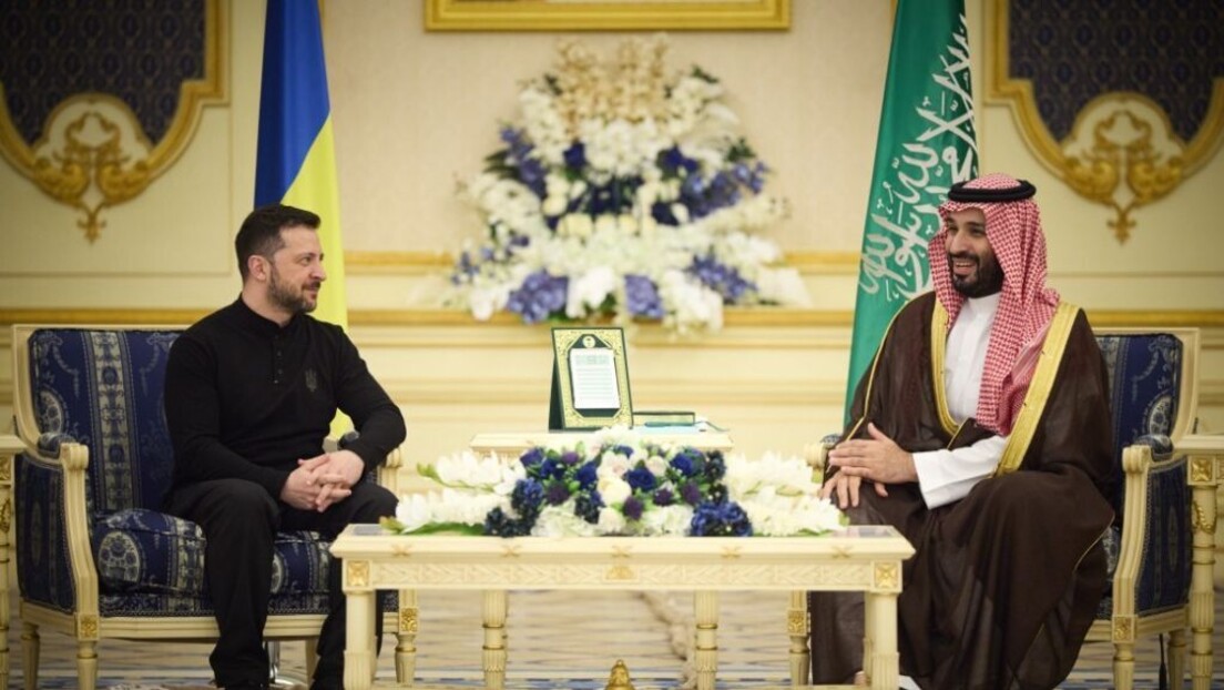 Zelensky se reúne com príncipe saudita Mohhamad Bin Salman