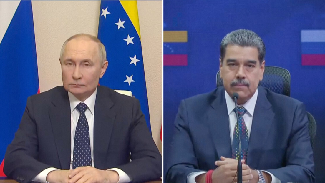 Putin conversa com Maduro por videoconferência