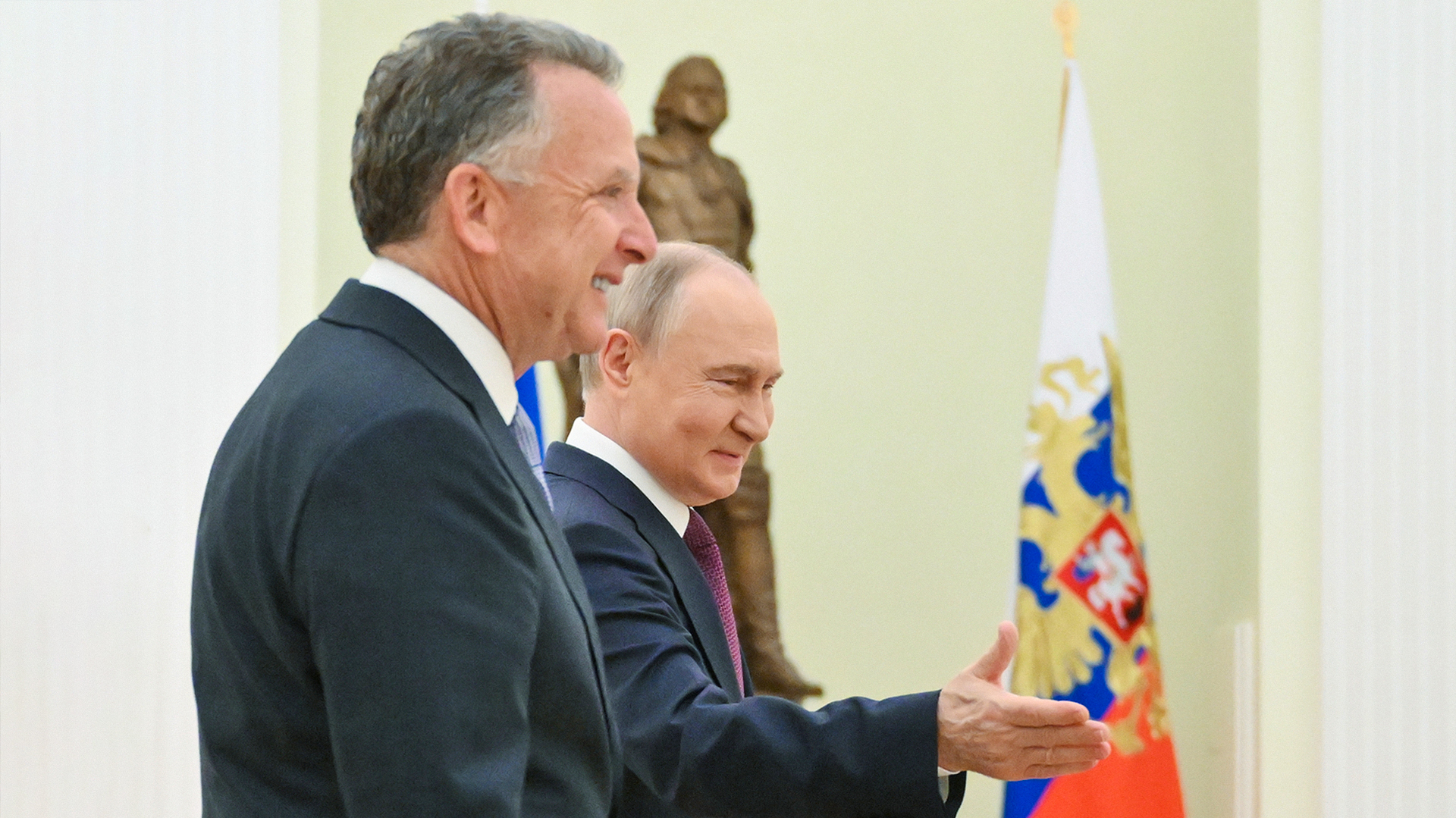 Kremlin: Putin confirmou a Witkoff sua disposição em dialogar com a Ucrânia sem condições prévias