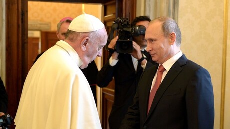 Putin se reuniu com Papa Francisco em três ocasiões; relembre