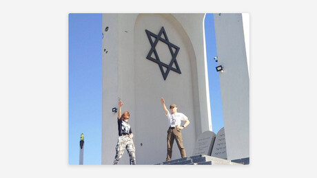 Jovens ucranianos fazem saudação nazista em memorial do Holocausto