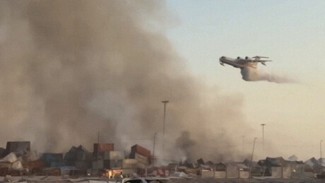 VÍDEO: aviões russos ajudam a apagar incêndio após forte explosão no Irã