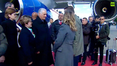 Díaz-Canel chega a Moscou para homenagear a vitória do povo soviético na Grande Guerra Patriótica