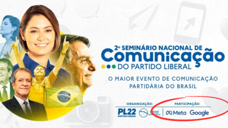 Meta e Google participam de evento do PL com foco na comunicação política da direita