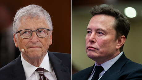Musk questiona preocupação de Bill Gates com crianças: 'frequentava [festas do] Epstein'