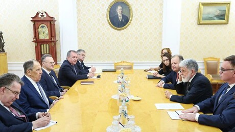Lavrov se reune com Celso Amorim para discutir crise ucraniana e cooperação na ONU