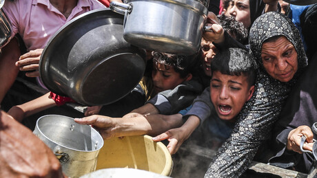 Netanyahu nega fome massiva em Gaza