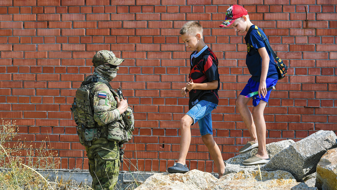 Rússia: nenhuma criança foi sequestrada, há crianças salvas por nossos soldados