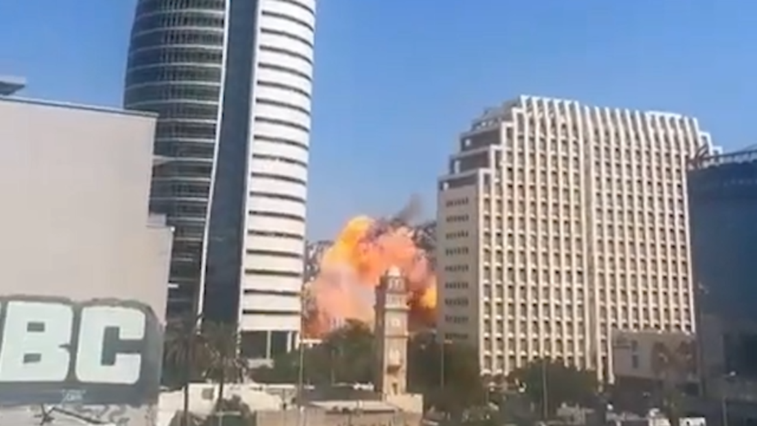 VÍDEO: Míssil iraniano atinge cidade israelense de Haifa