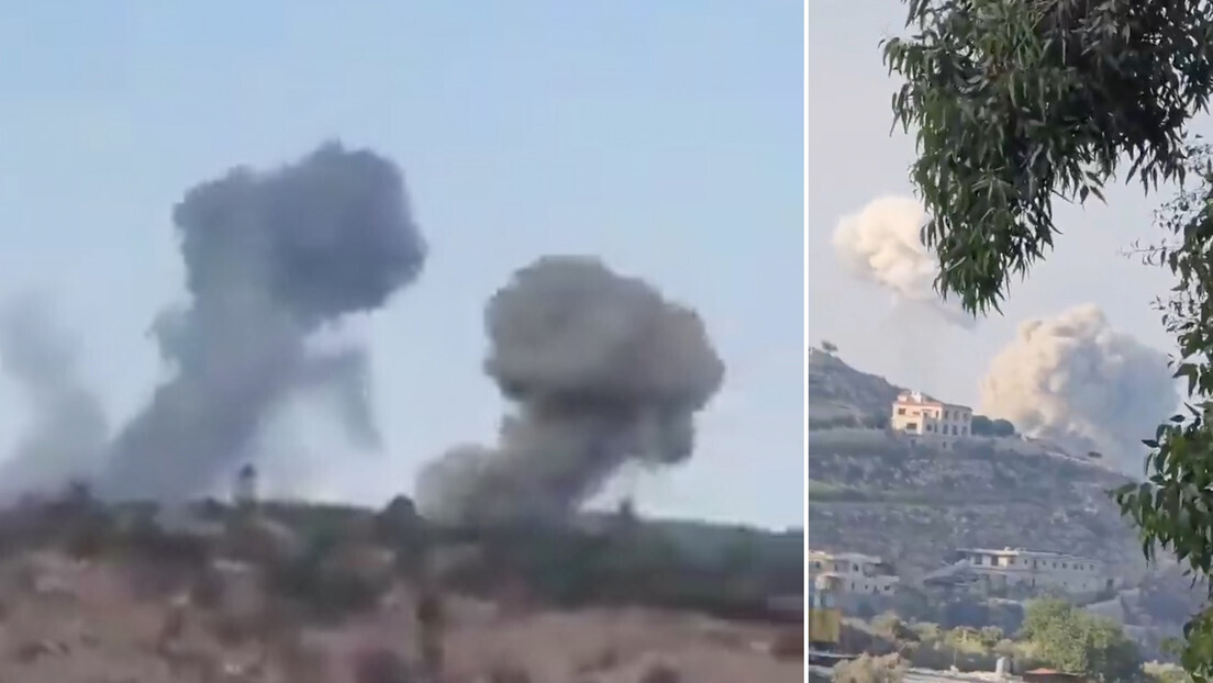 Israel bombardeia o Líbano