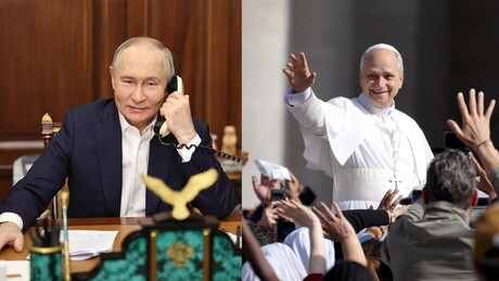 Putin conversa por telefone com Papa Leão XIV
