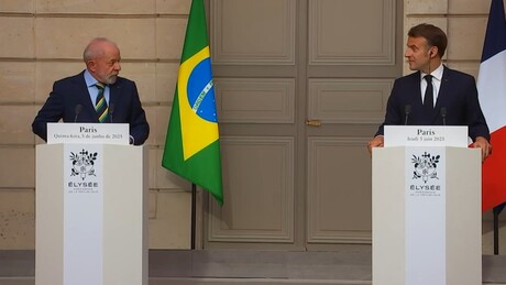 'Imensa amizade': Lula e Macron falam em conferência de imprensa em Paris