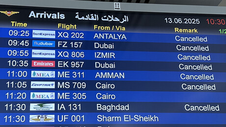 Escalada no Oriente Médio provoca mudanças e restrições na aviação da região