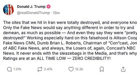 Trump reage após ataque de retaliação do Irã contra bases militares dos EUA