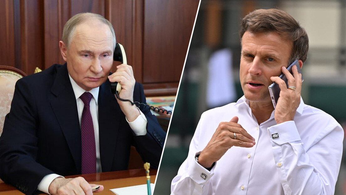 Em telefonema com Macron, Putin aponta responsabilidade do Ocidente na crise ucraniana