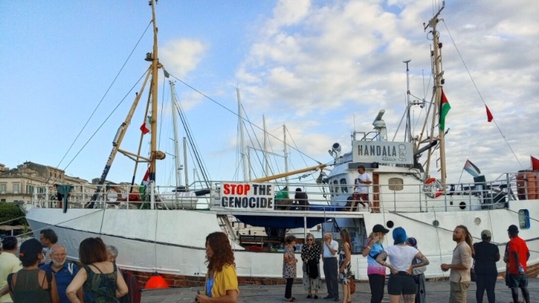 Barco 'Handala' parte da Itália rumo a Gaza para romper bloqueio israelense