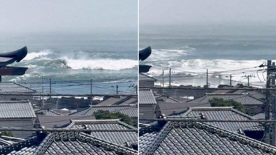 Veja como as ondas do tsunami atingem a costa do Japão (VÍDEOS)