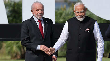 Lula recebe o primeiro-ministro da Índia, Narendra Modi, em Brasília