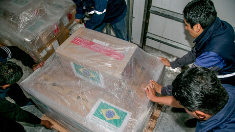 Brasil envia 600 mil doses de vacina contra o sarampo para a Bolívia