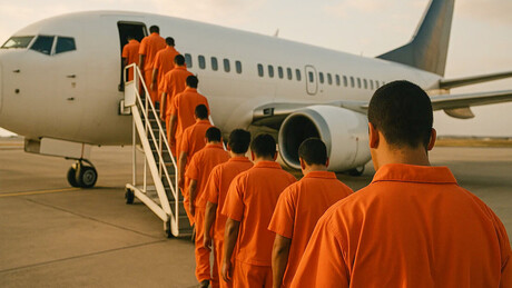 EUA deportam imigrantes 'bárbaros' de diferentes nacionalidades para país da África