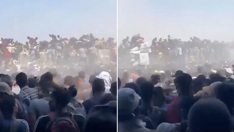 Imagens dilacerantes mostram palestinos famintos se lançando sobre ajuda humanitária