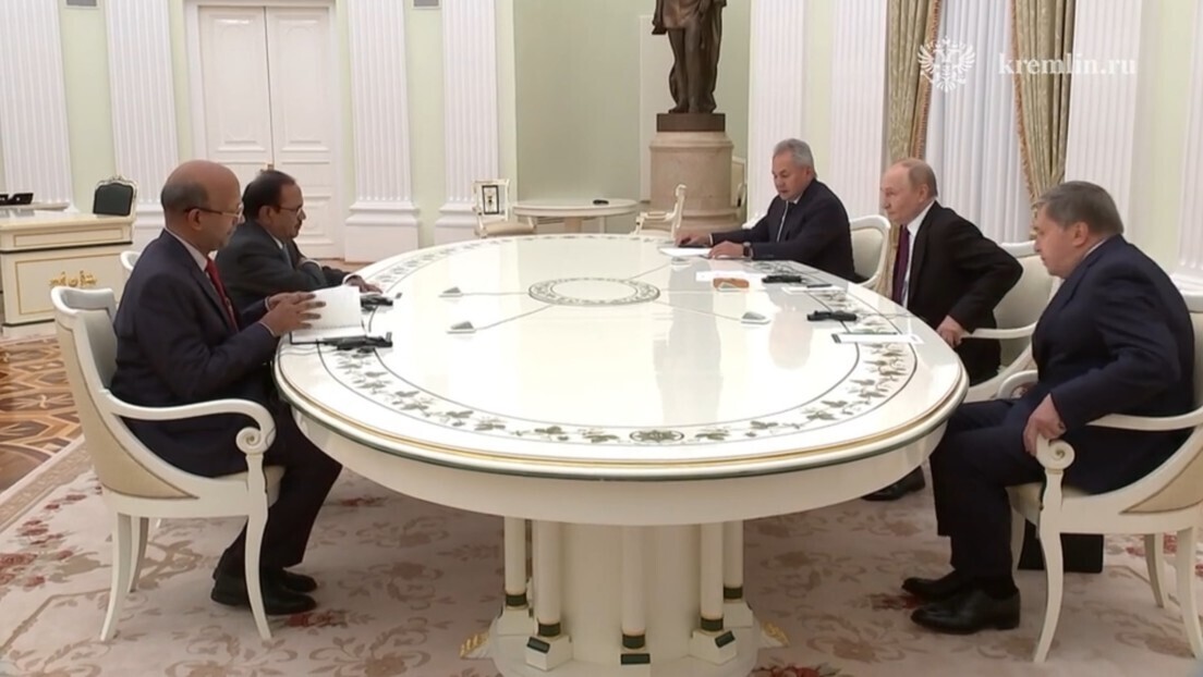 Putin se reúne com conselheiro de Segurança Nacional da Índia