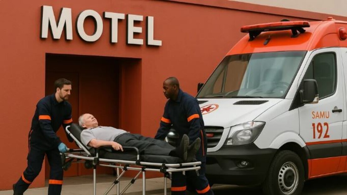 Idoso passa mal e é socorrido durante 'farra' com 4 mulheres em motel