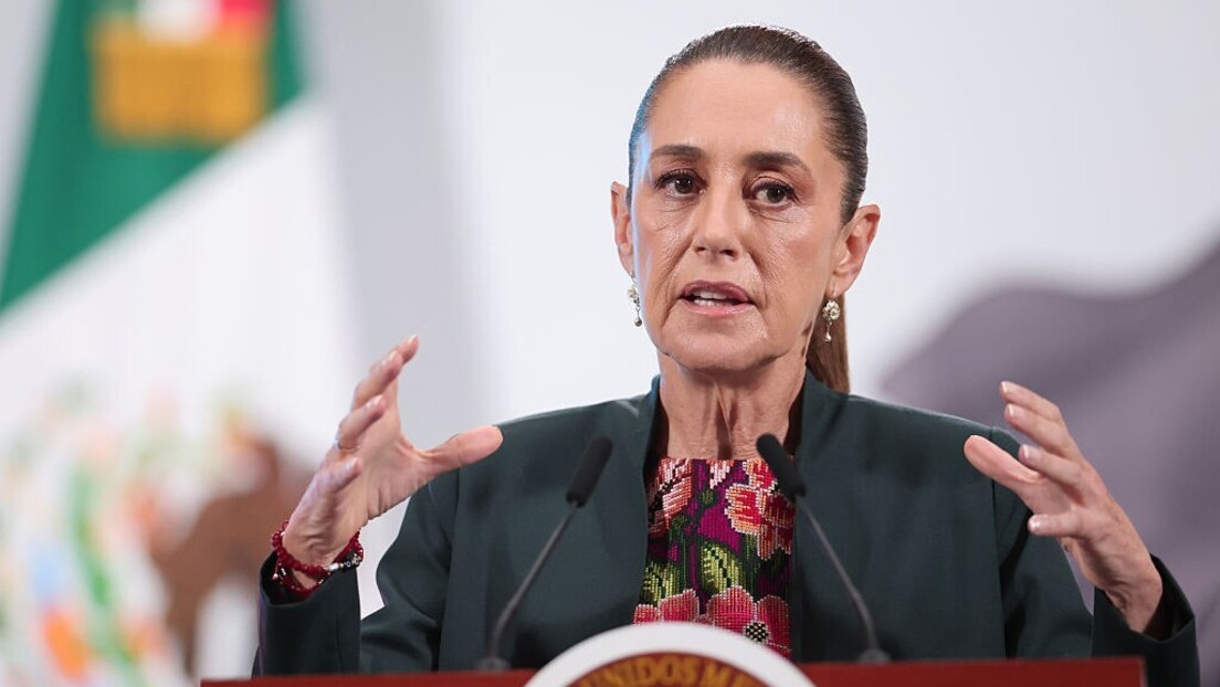 Sheinbaum rechaça tentativa dos EUA de intervir na soberania do México