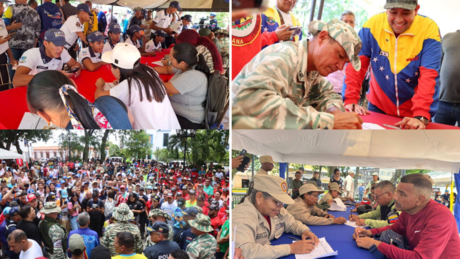 Venezuelanos respondem em massa à campanha de alistamento, diz Maduro