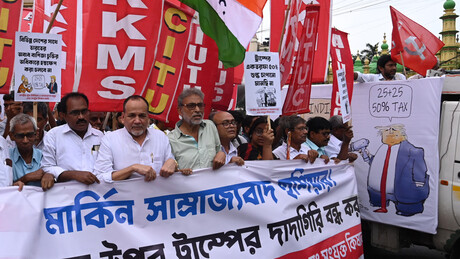 Tarifa de 50% de Trump contra Índia entra em vigor