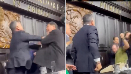 Briga no senado mexicano: deputado de oposição agride colega (VÍDEO)