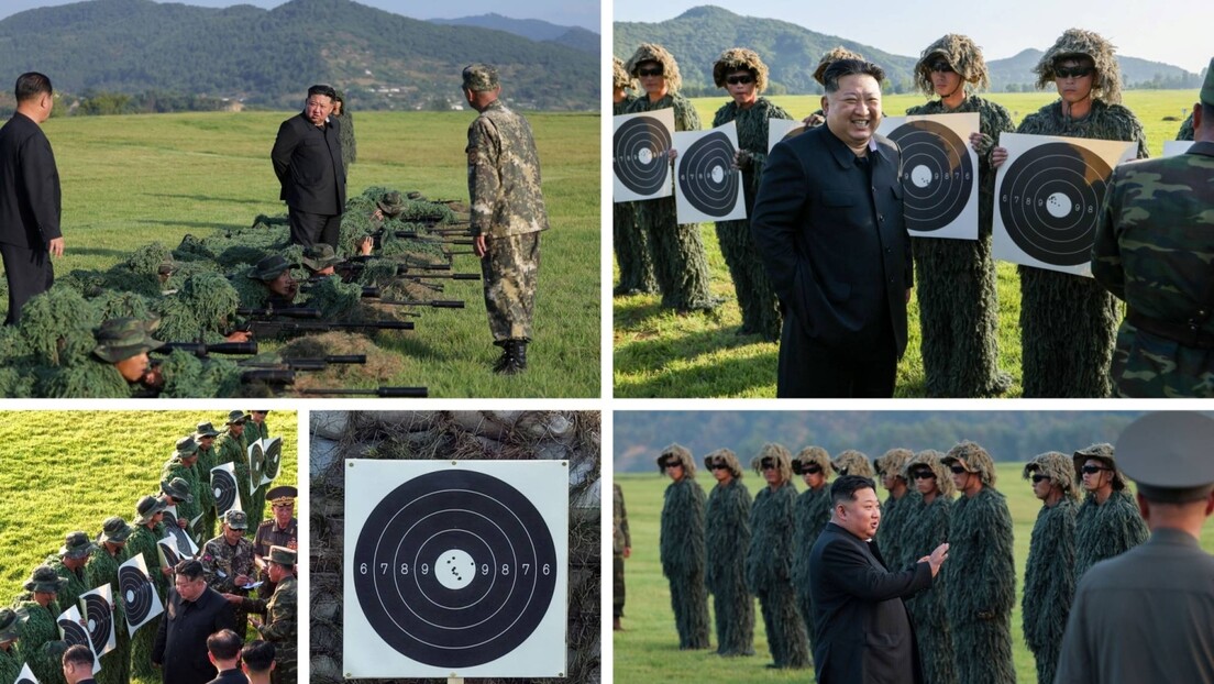 Kim Jong-Un supervisiona competição de atiradores de sniper em Pyongyang