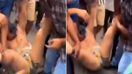 Vídeo chocante mostra suposto ministro das finanças nepalês sendo arrastado por multidão