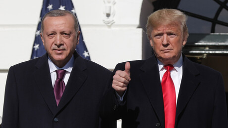Trump receberá Erdogan na Casa Branca no dia 25