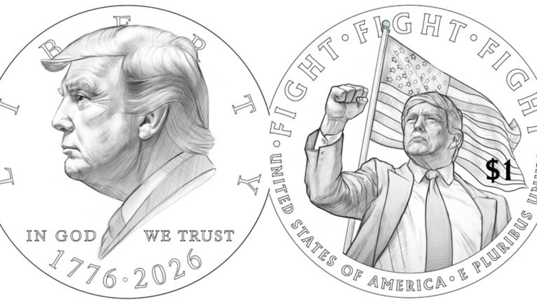 Tesouro dos EUA anuncia moeda comemorativa com imagem de Trump para 250º aniversário