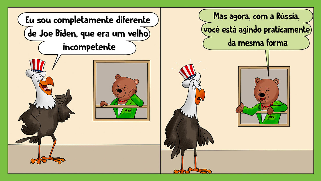 Donald Biden ou Joe Trump? EUA retomam sanções contra a Rússia