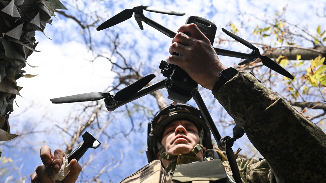 Drones russos controlam todo espaço aéreo do front de Krasnoarmeisk