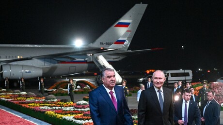 Putin chega ao Tajiquistão para visita oficial; confira principais pontos da agenda